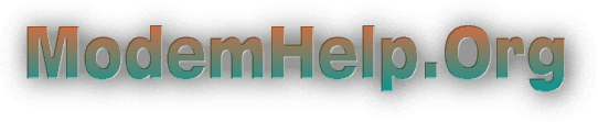 ModemHelp.Org Title and
Logo